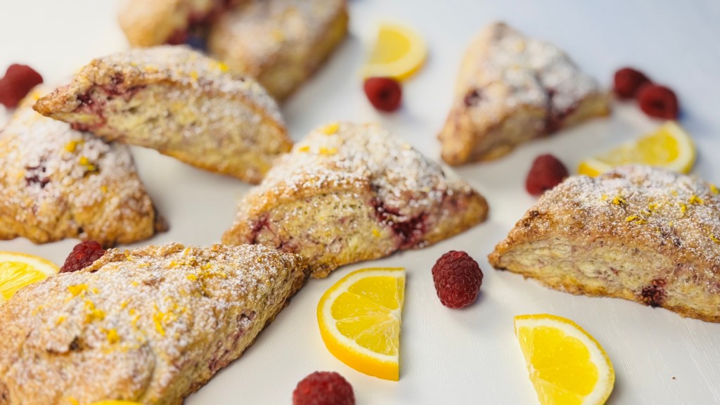 Sweet Lemon Raspberry&nbsp;Scones